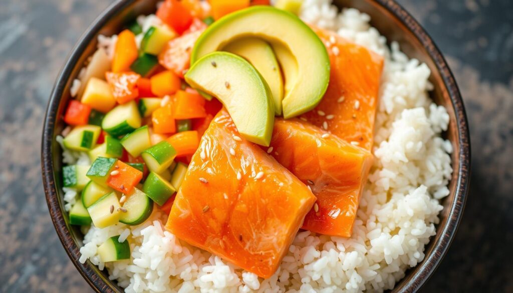 Salmon Bowl Ingredients