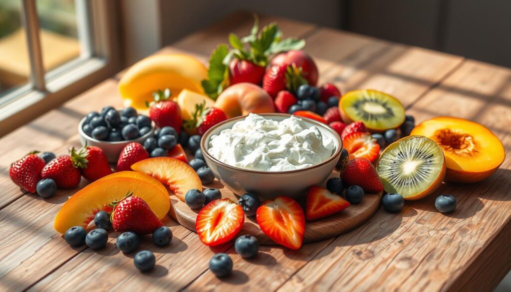 cottage cheese and fruit