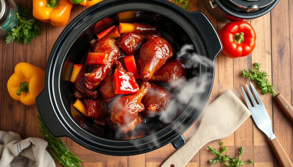 crockpot bbq chicken