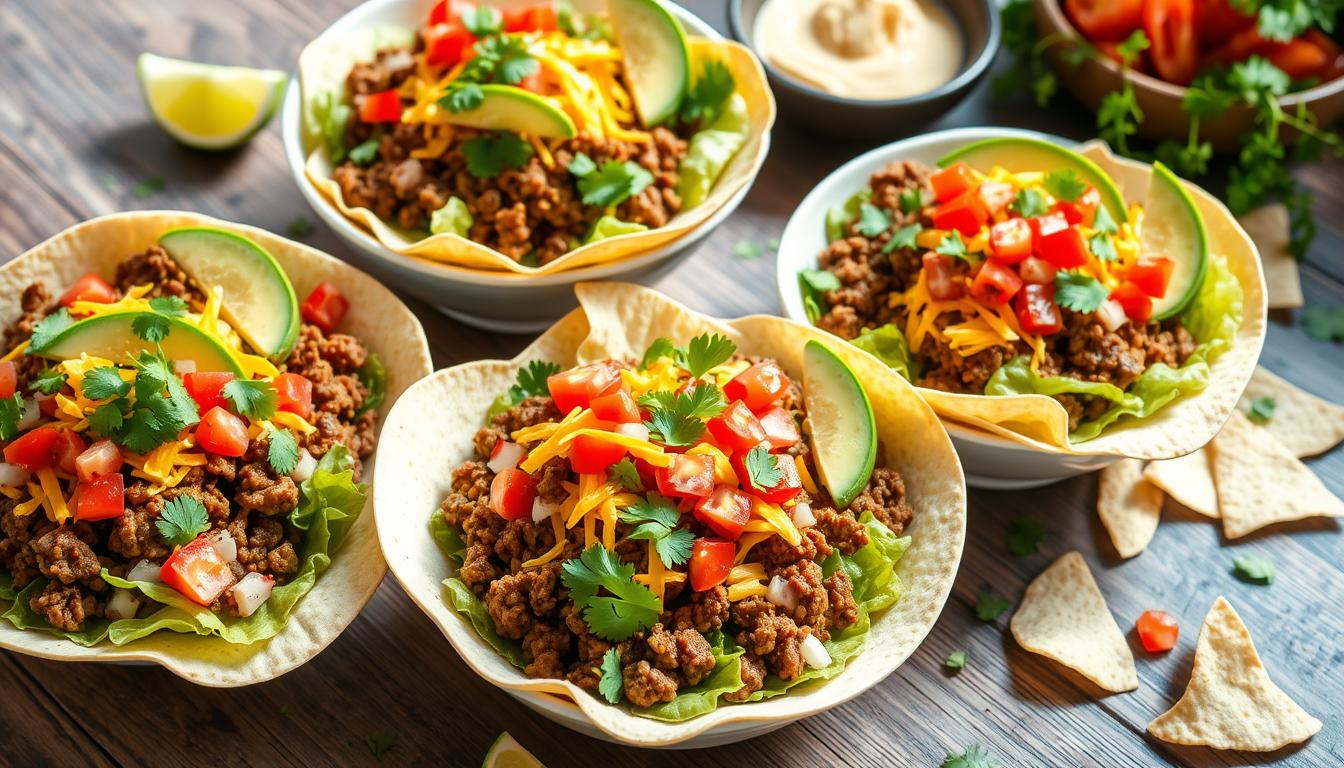 how to make taco bowls