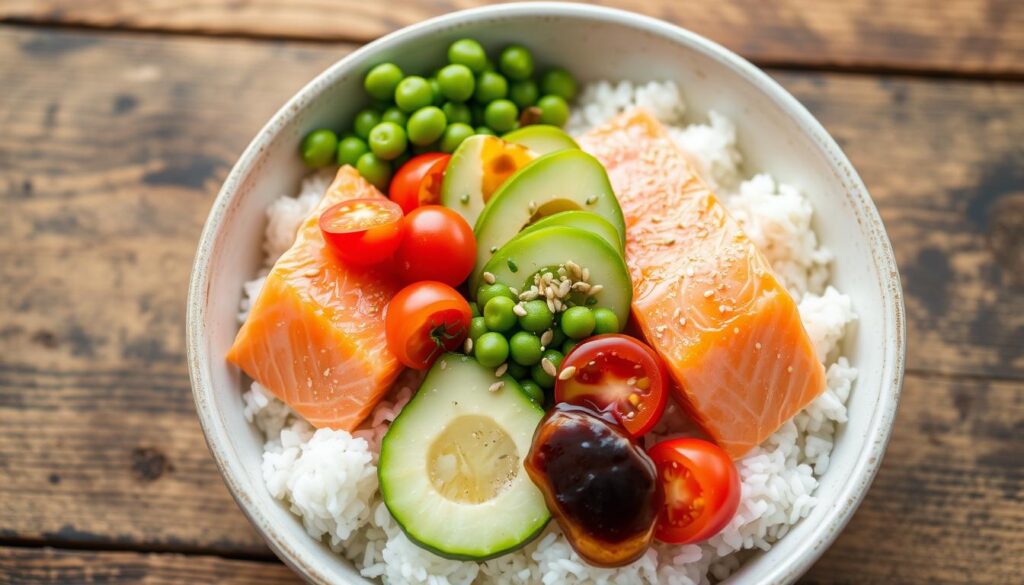 salmon rice bowl ingredients