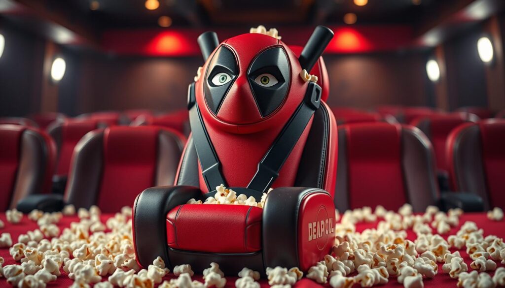 deadpool car seat popcorn bucket