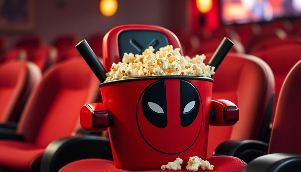 deadpool car seat popcorn bucket