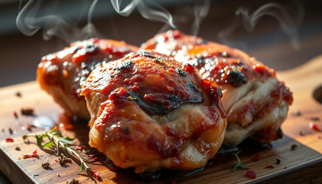 smoked chicken thighs